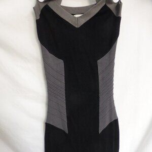 DYNAMITE Color Block Dress Pintucks XS